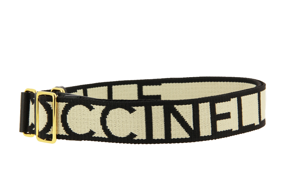 Coccinelle Strap NASTRO LOGATO CHALK/NOIR 