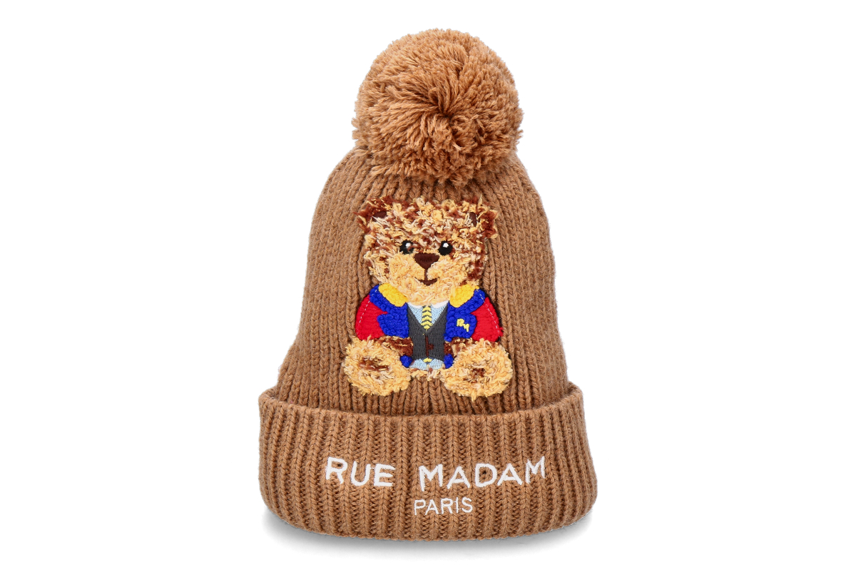 Rue Madam Beanie MARVIN- soft camel/braun