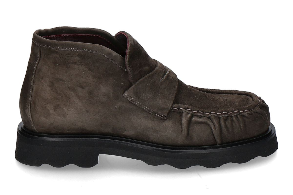 Pomme d'Or Loafer NICKY REVERSE- dunkelbraun/ dusty brown