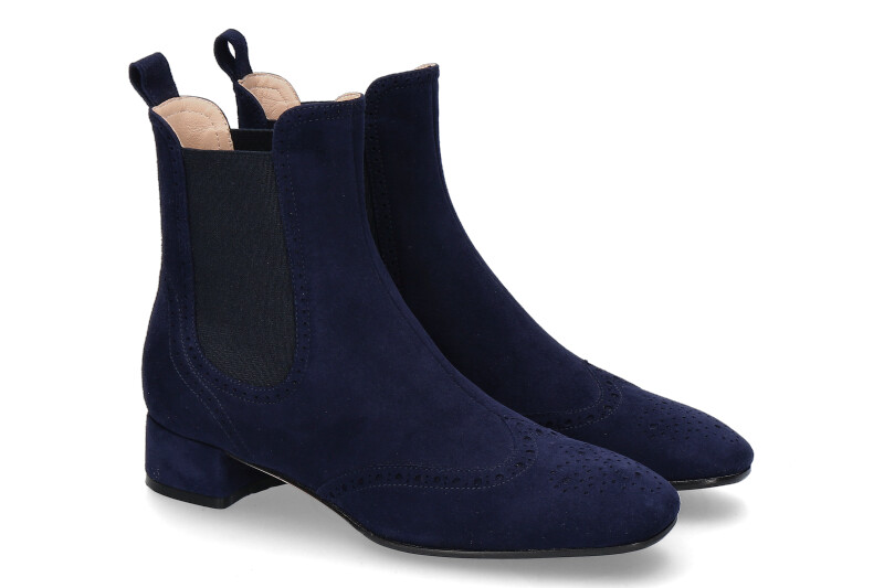 Unützer Chelsea Boot CAMOSCIO NAVY (37 )