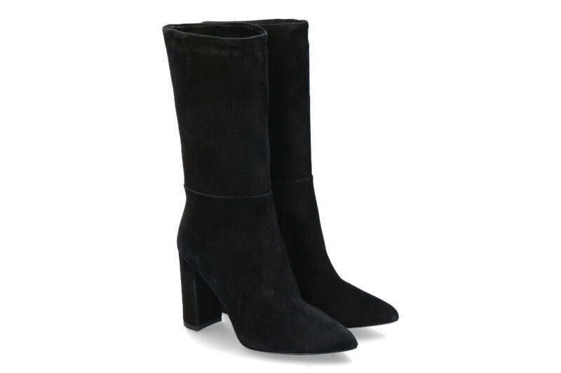 BiancaDi Stiefel CAMOSCIO NERO (36)