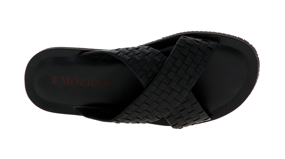 Emozioni Pantolette LEATHER BLACK M5728 (44) Emozioni Pantolette LEATHER BLACK M5728 (44)