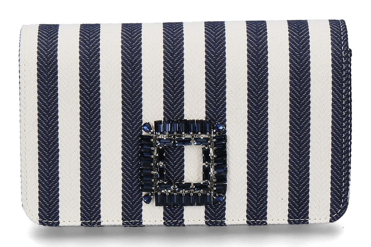 Roberto Festa Schultertasche ANZALEA SUMMER- blau/ weiß