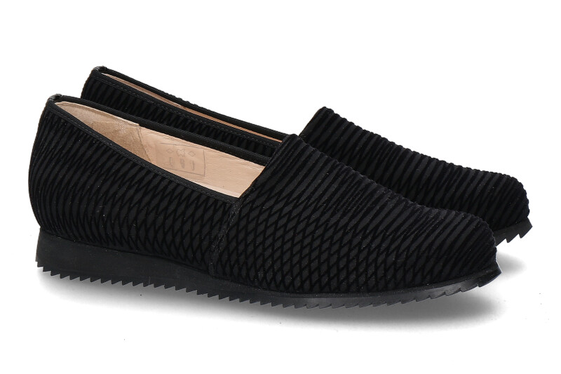 Hassia Slipper PIACENZA WEITE-G STRETCHDELUX SCHWARZ (37½)