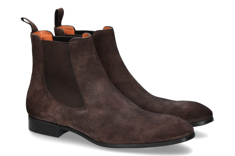 Santoni Chelsea Boot CAMOSCIO MORO (41½)