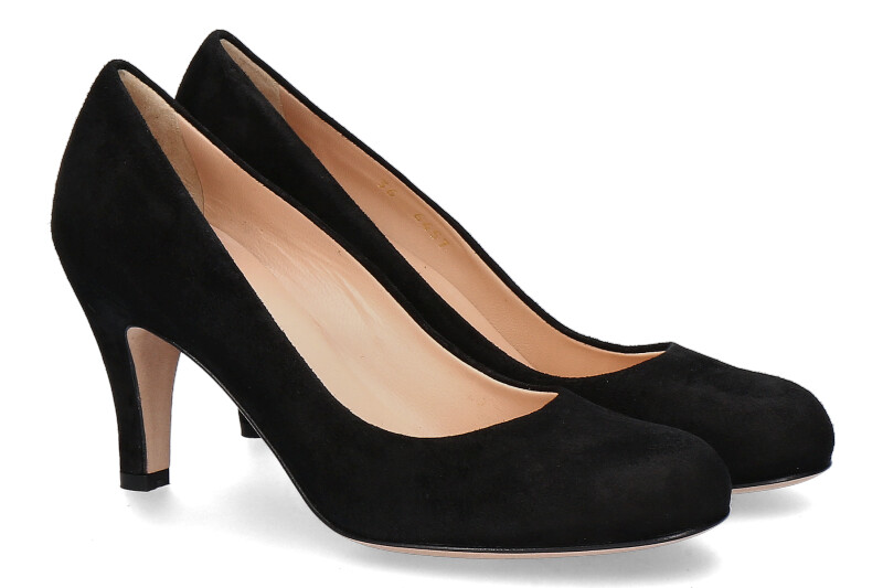 Unützer Pumps CALZATURE DONNA CAMOSCIO VELUKID NERO (39½)