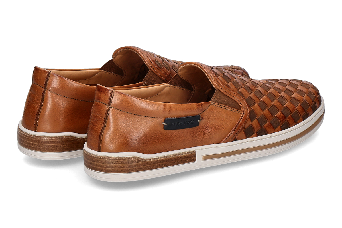 Galizio Torresi Slipper BUFALO ELASTICO- cognac_142300084_2