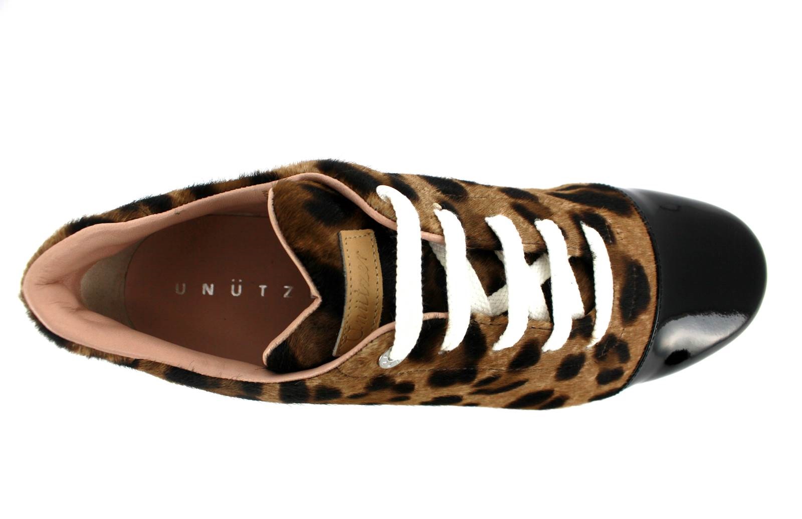 Unützer Golfschuh LEOPARDINO VERNICE NERO (35)