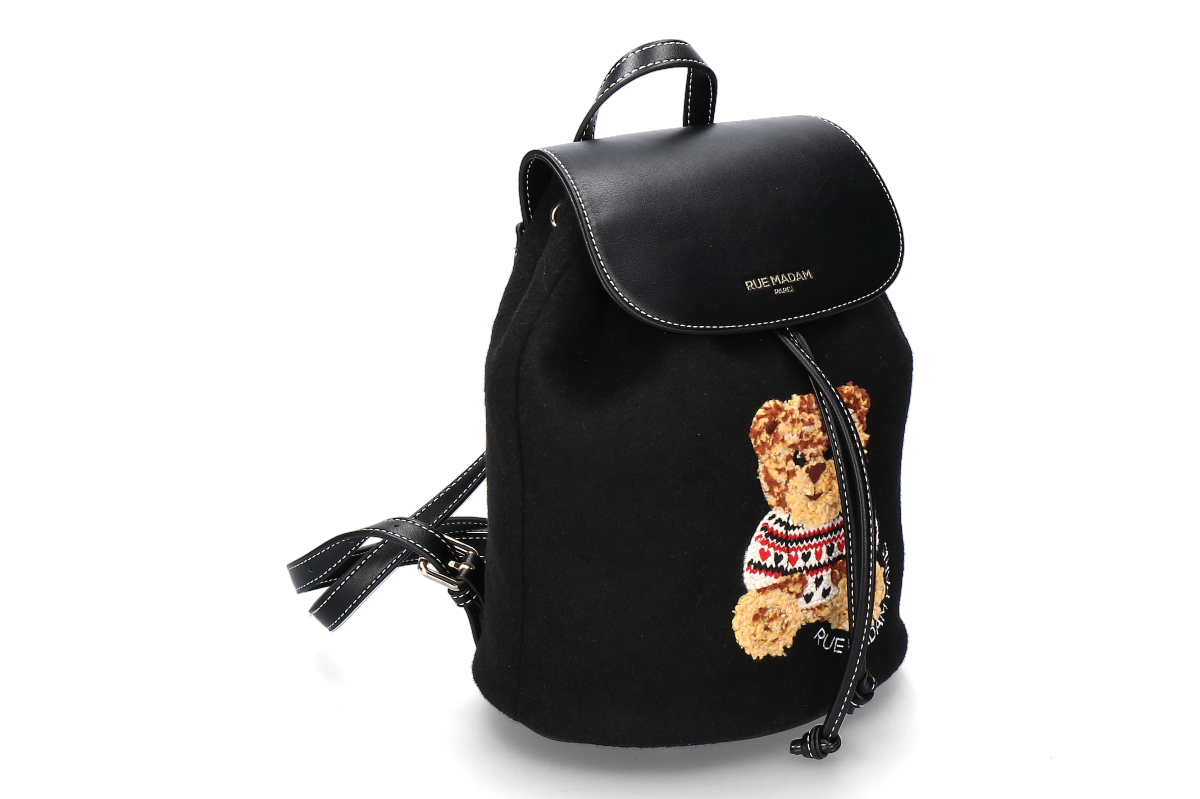 Rue Madam Rucksack MARVIN LOVE- black/ schwarz