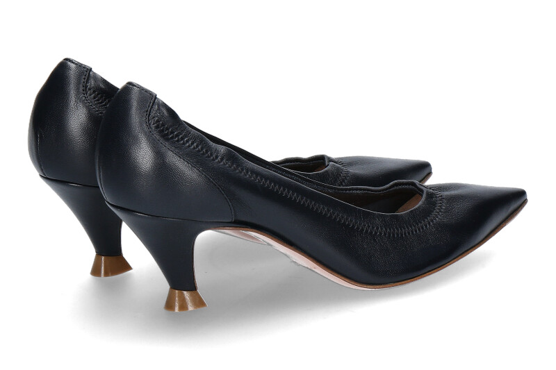 Roberto Festa Pumps ALBINO NAPPA CHIFFON BLEU NAVY (39)