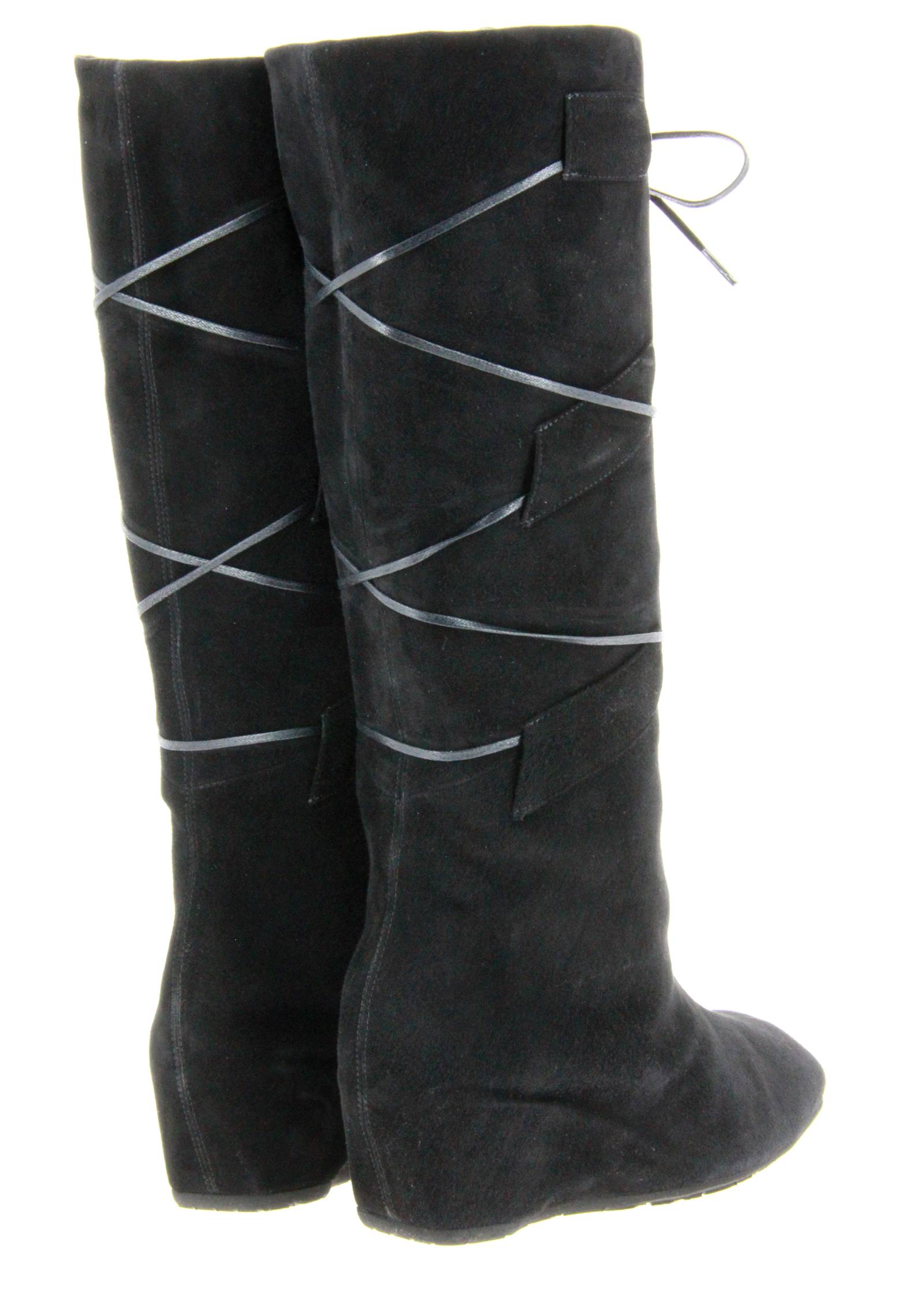 Thierry Rabotin Stiefel CAMOSCIO NERO (35)
