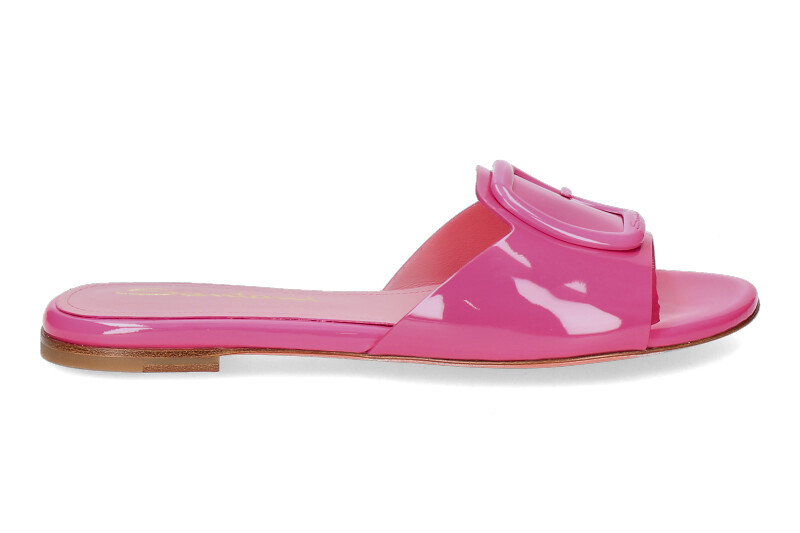 Santoni Pantolette LACK FUCHSIA