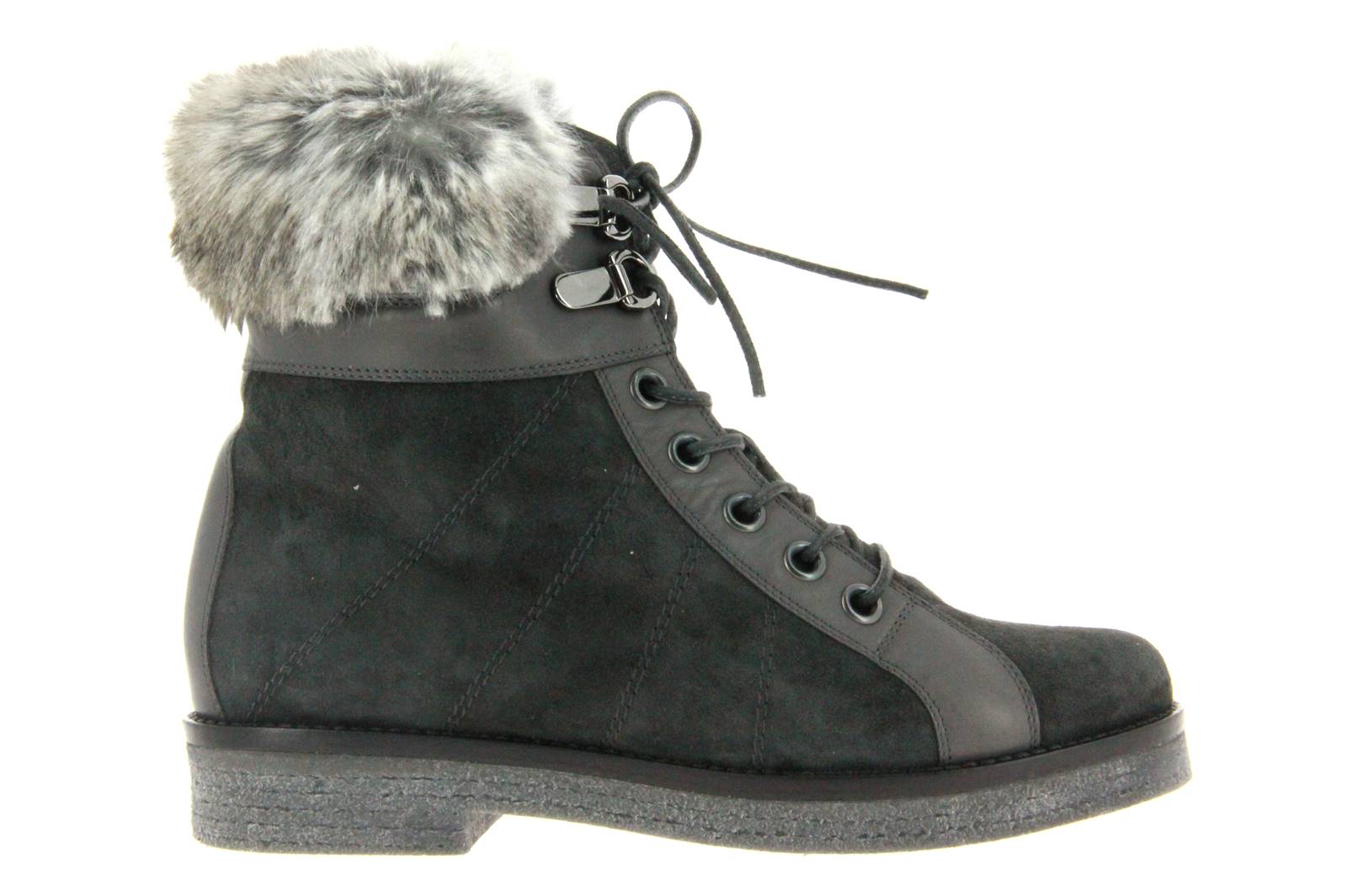Baldan Stiefelette gefüttert CAMOSCIO ANTRACITE  (37 )