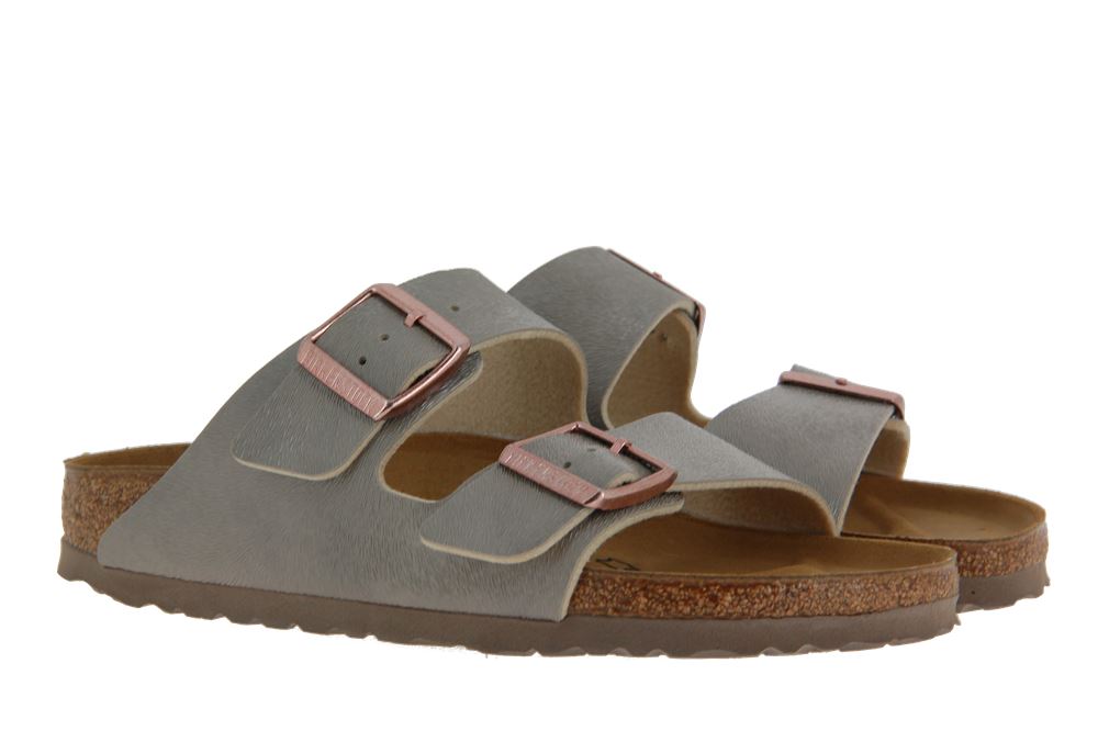 Birkenstock Pantolette ARIZONA SCHMAL MUD (39)