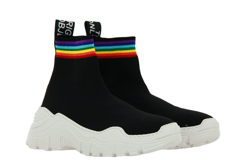 Méliné Sock-Sneaker CALZ.NERO RAINBOW NASTRO NERO (40)