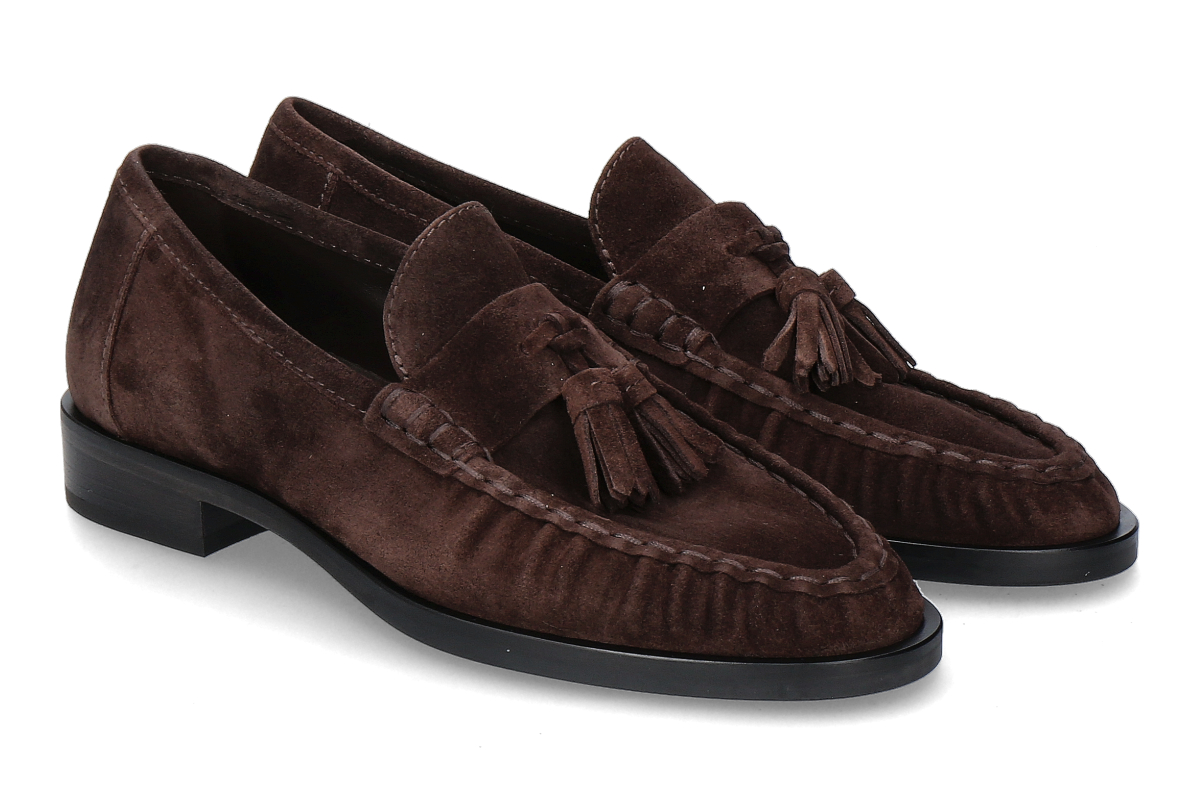 Kennel & Schmenger Loafer MILL SUEDE- pepe/ dunkelbraun
