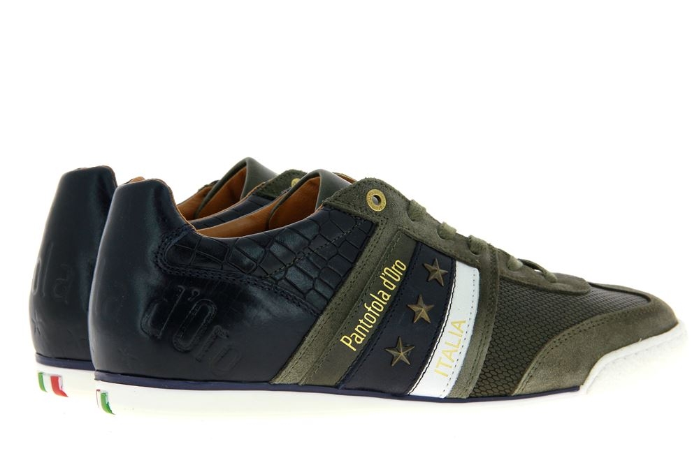 Pantofola d´Oro Sneaker IMOLA CROCCO UOMO LOW OLIVE (42)