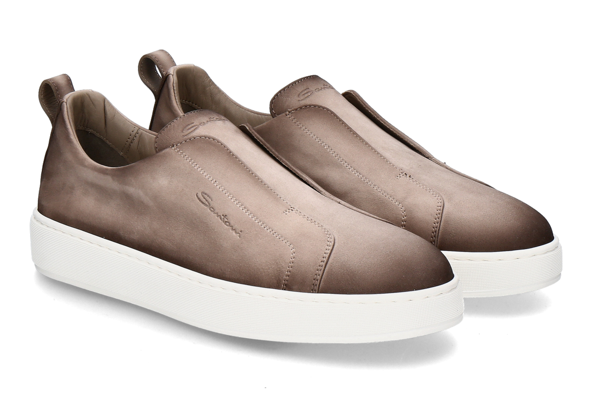 Santoni Herren- Slip-On Sneaker VICTORY- beige