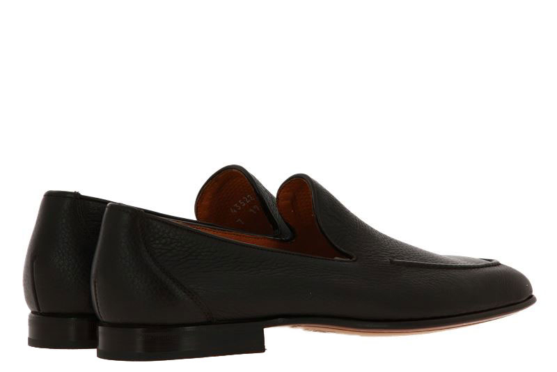 Moreschi Slipper GUANTO MARRONE SCURO CUOIO (44)