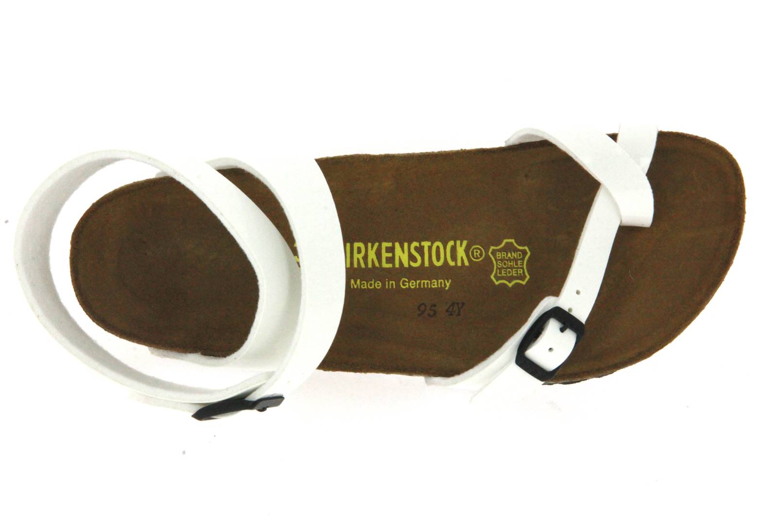 Birkenstock Sandale YARA SCHMAL BIRKO-FLOR LACK WEIß (41)