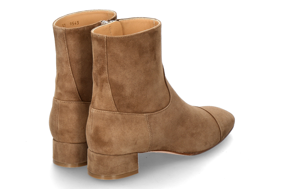Unutzer Damen- Stiefelette CAMOSCIO NAPPA- taupe_253400083_2