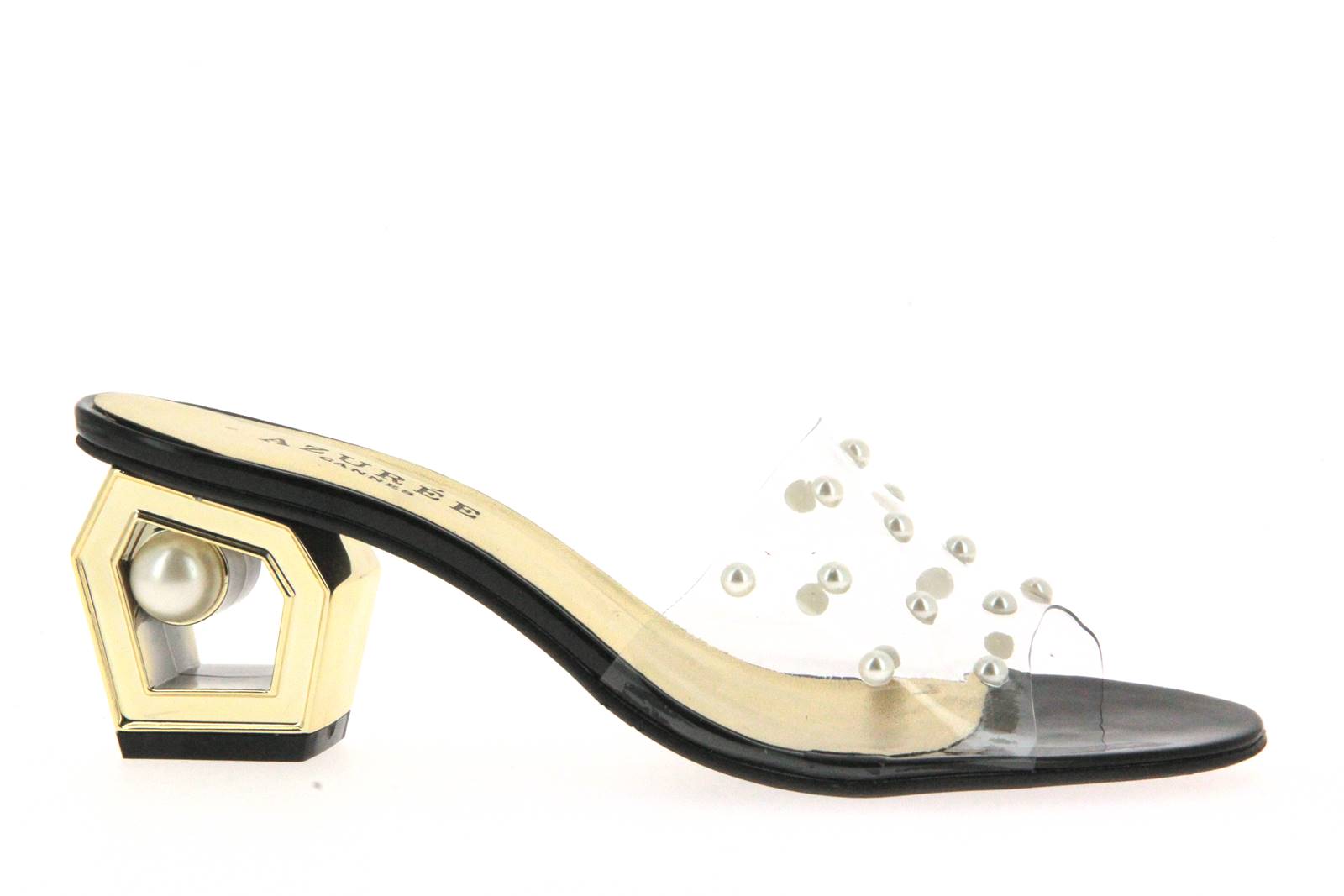 Azurée Cannes Pantolette NEMATA VERNIS NOIR (39)
