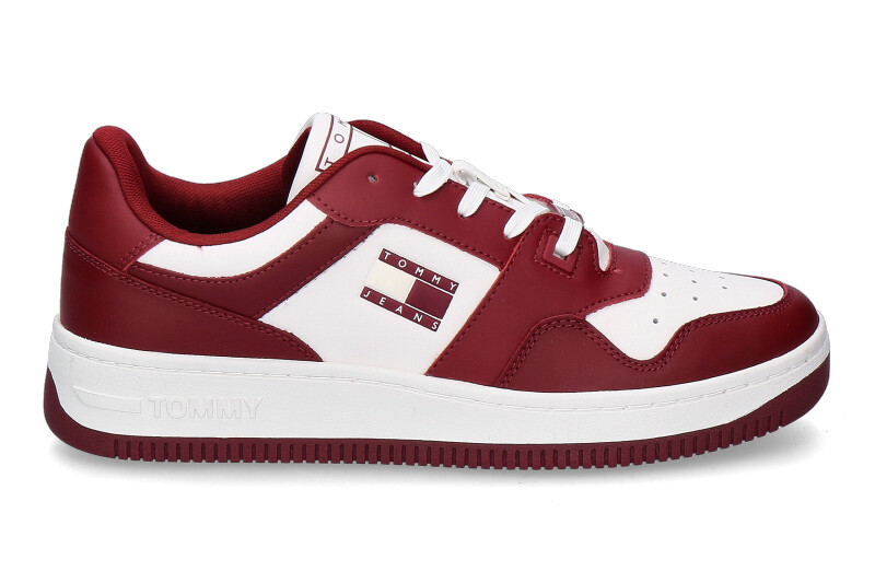 Tommy Hilfiger Herren- Sneaker BASKET PREMIUM- rouge/ weiss