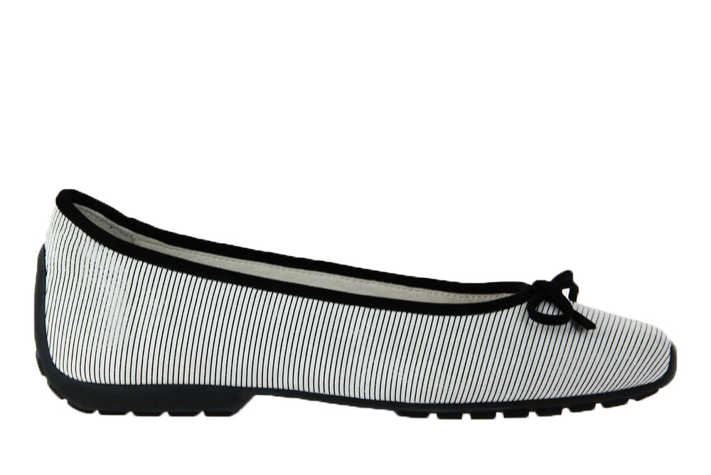 Mania Ballerina CAMOSCIO BIANCO NERO (41½)