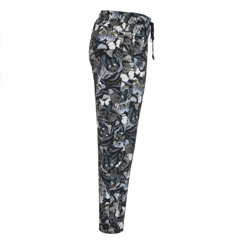 Cambio Hose JORDEN SEAM CROPPED DARK SHADED BUTTERFLY