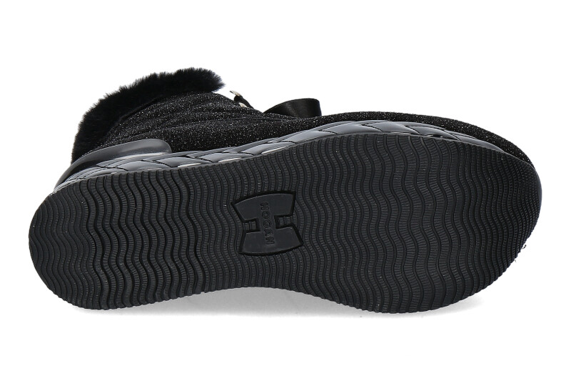 Hogan Schnürstiefelette MAXMATELASSE MID CUT NERO (38½) Hogan Schnürstiefelette MAXMATELASSE MID CUT NERO (38½)