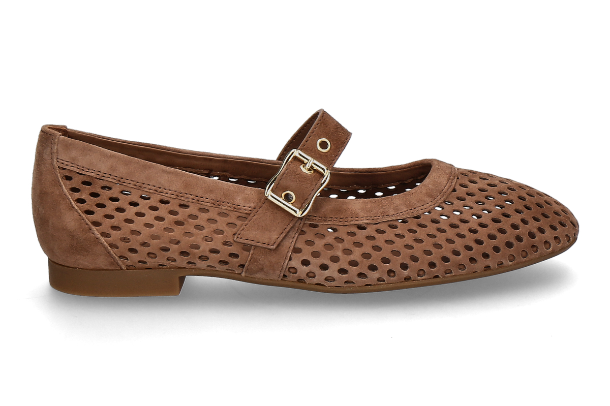 Paul Green Ballerina SAMTZIEGE NUT- nussbraun