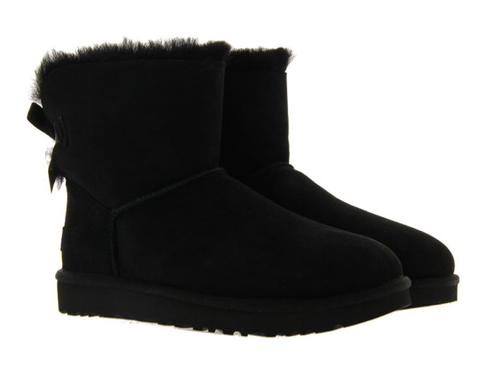 UGG Australia Boots MINI BAILEY BOW II BLACK (40)