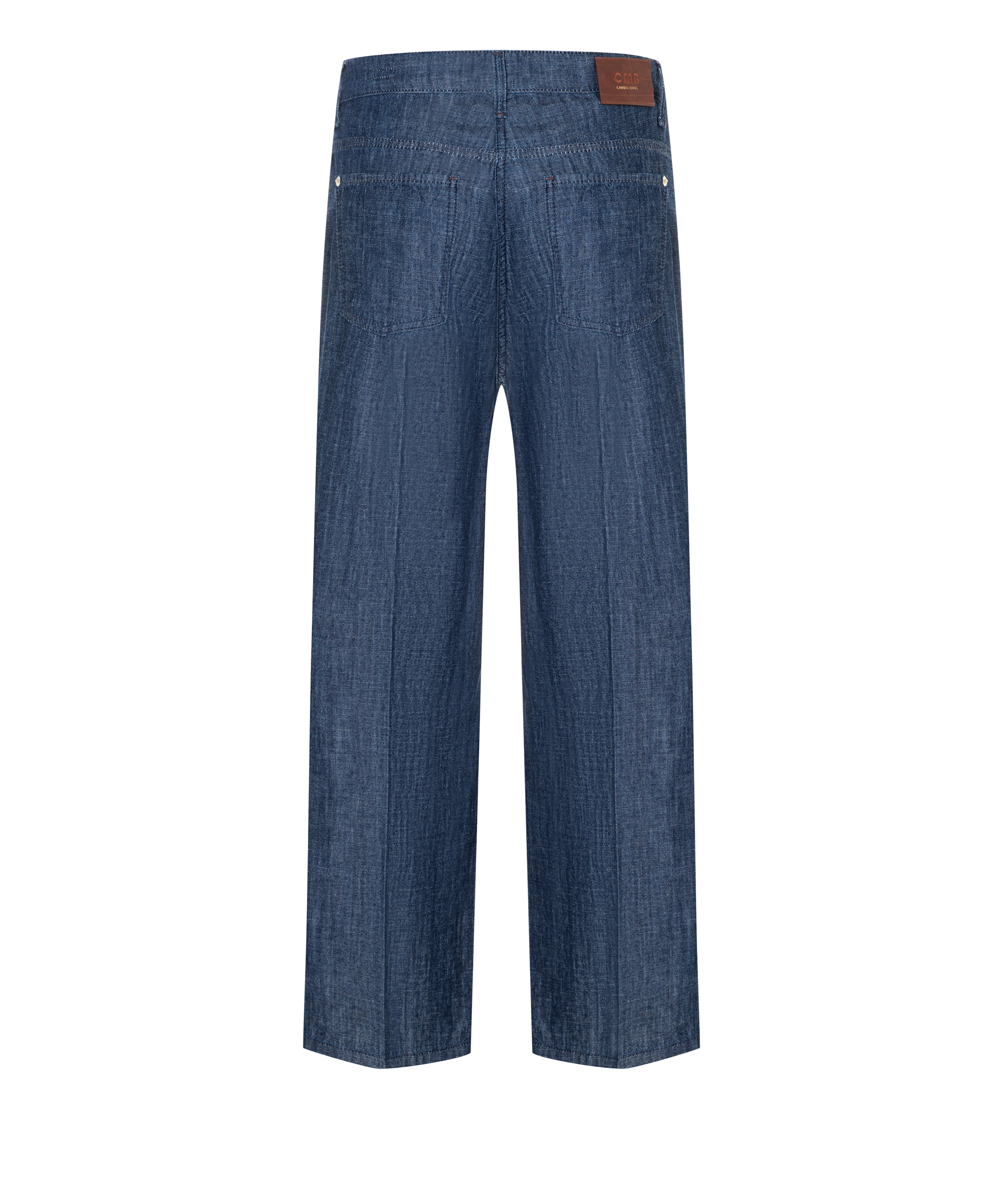 Cambio Cropped Stoffhose AIMEE- blau/ eco rinsed