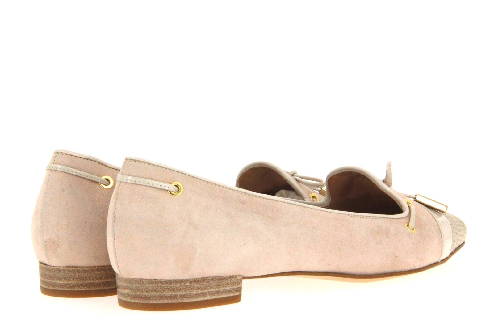 ScarpaRossa Slipper CAMOSCIO 1791 ROSA VERNICE PANNA (37 )