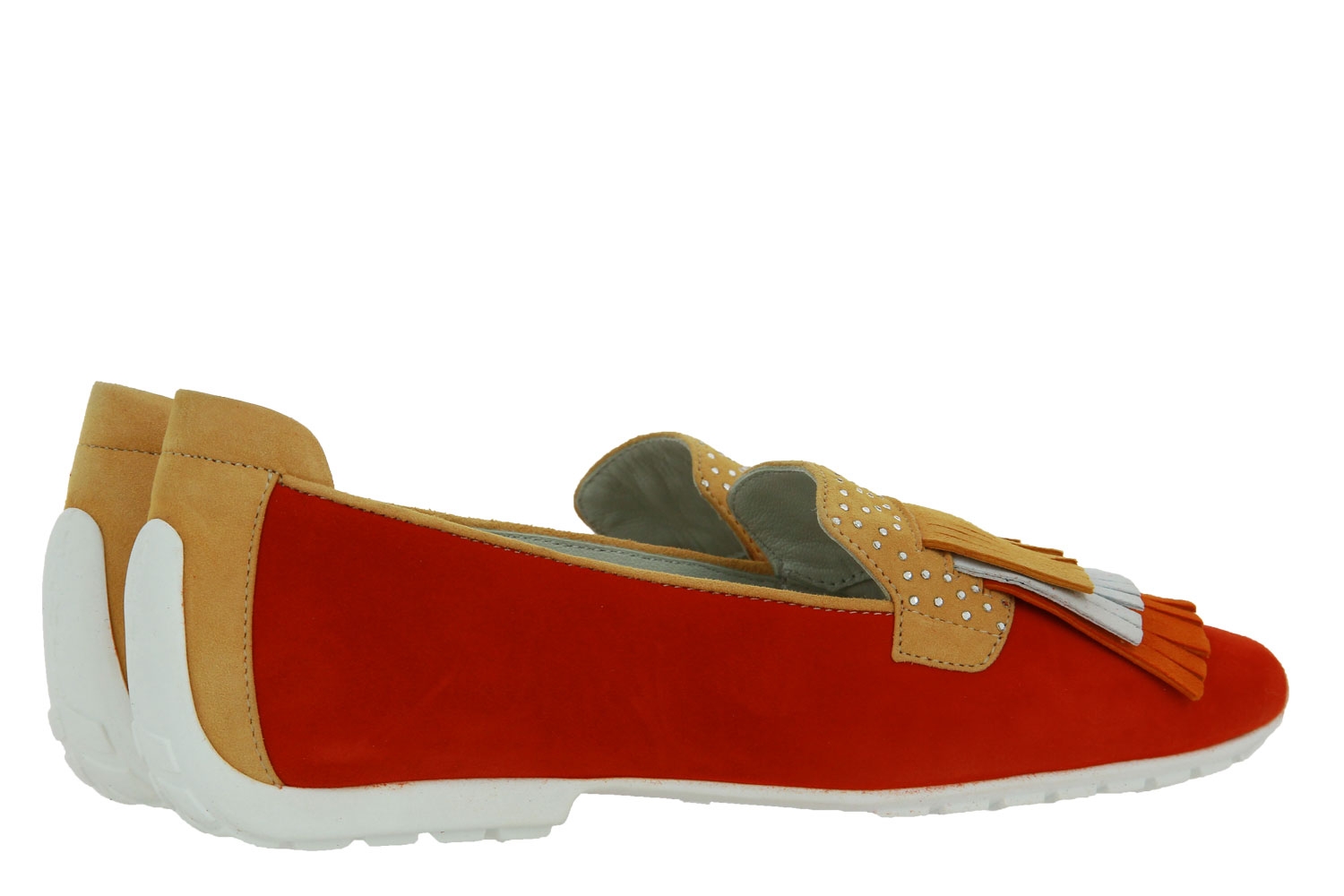 Mania Slipper CAMOSCIO ARANCIONE BIANCO (38½)