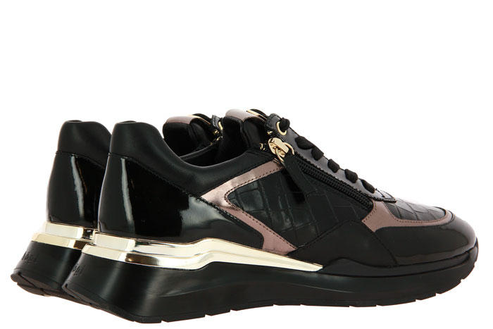 Högl Sneaker CROCO-LEDER SCHWARZ (39)