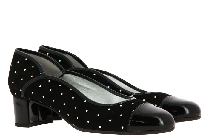 Azuree Cannes Pumps RALLYE MOON VERNIS NOIR (41)