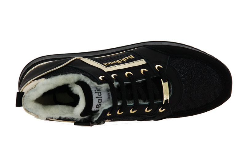 Baldinini Sneaker gefüttert CAMOSCIO NERO  (40)