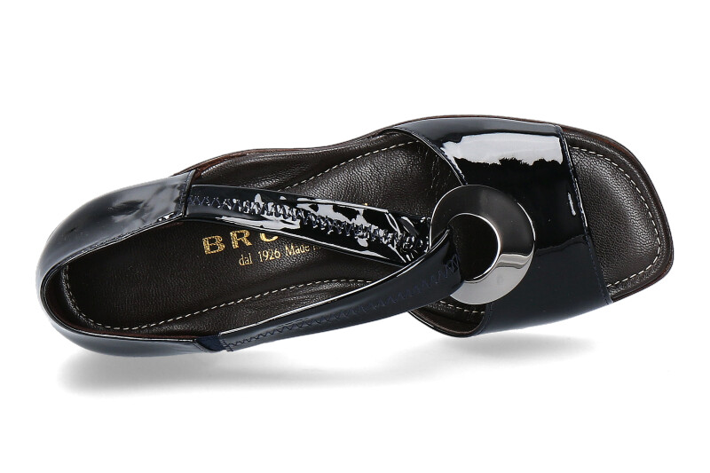 Brunate Sandale NICOLE SOFTLACK BLU (39½) Brunate Sandale NICOLE SOFTLACK BLU (39½)