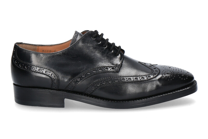 Heinrich Dinkelacker Schnürschuh GENUA FULL BROGUE BLACK