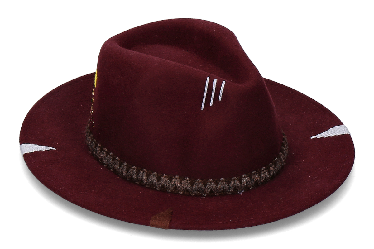 The Hat Gang Filzhut BUSY MAKING WISHES- C9 bordo