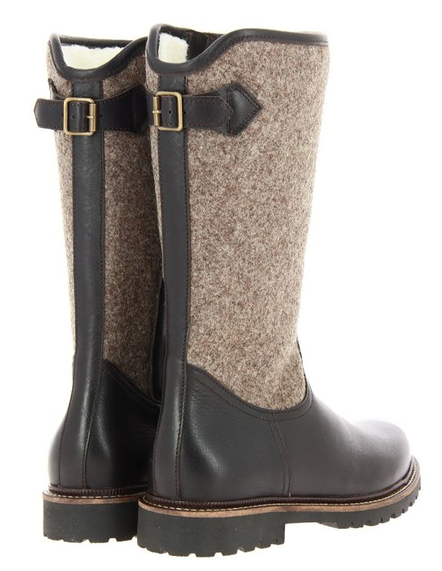 Dirndl + Bua Stiefel gefüttert PANIOLO LODEN MORO (37½)