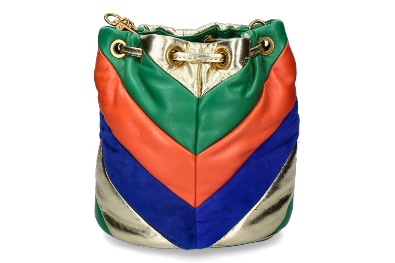 La Carrie Beuteltasche AMITOLA SMALL LEATHER MULTI NAVY La Carrie Beuteltasche AMITOLA SMALL LEATHER MULTI NAVY