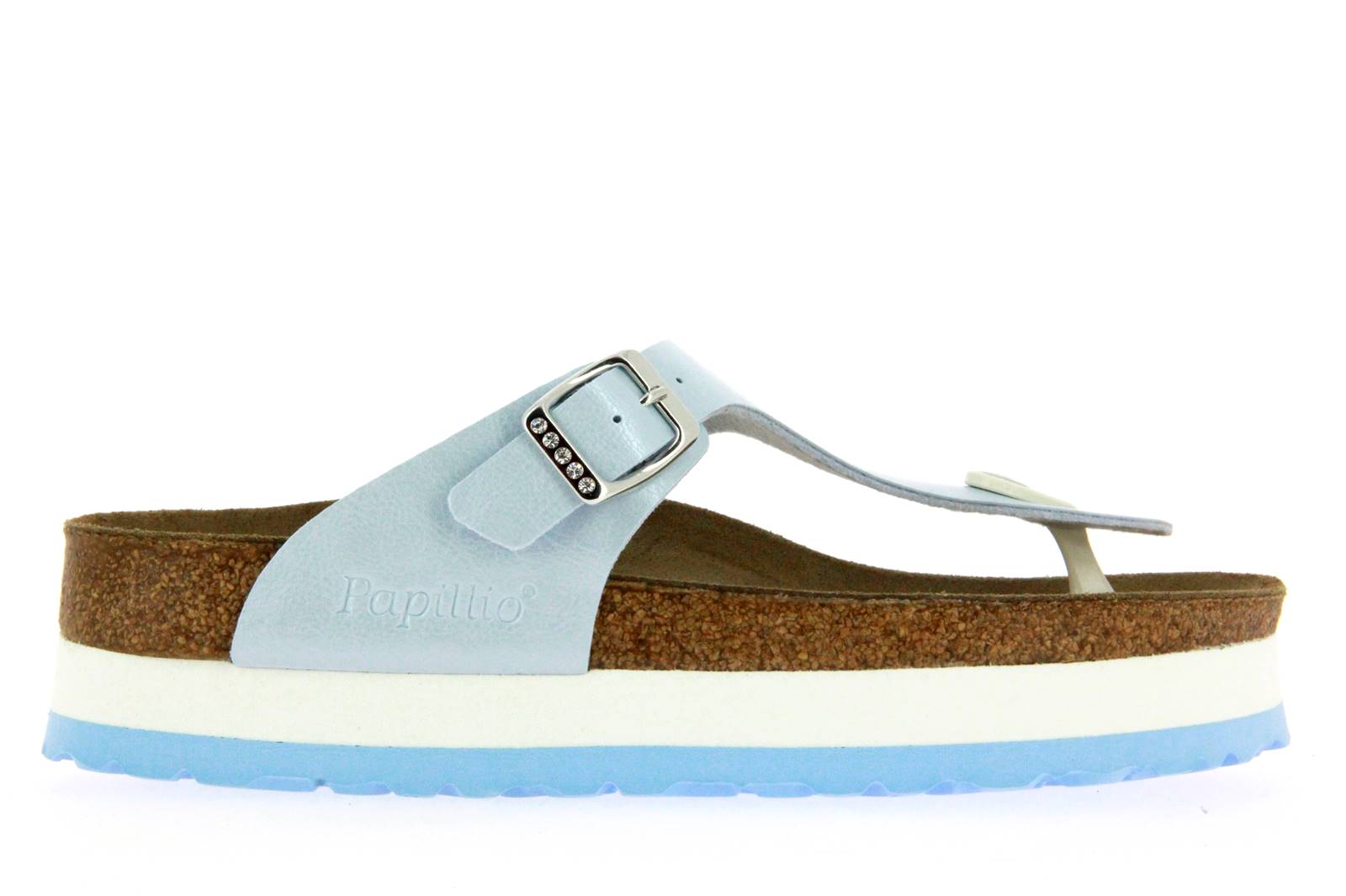 Papillio by Birkenstock Pantolette GIZEH NORMAL GRACEFUL BABYBLUE (41)
