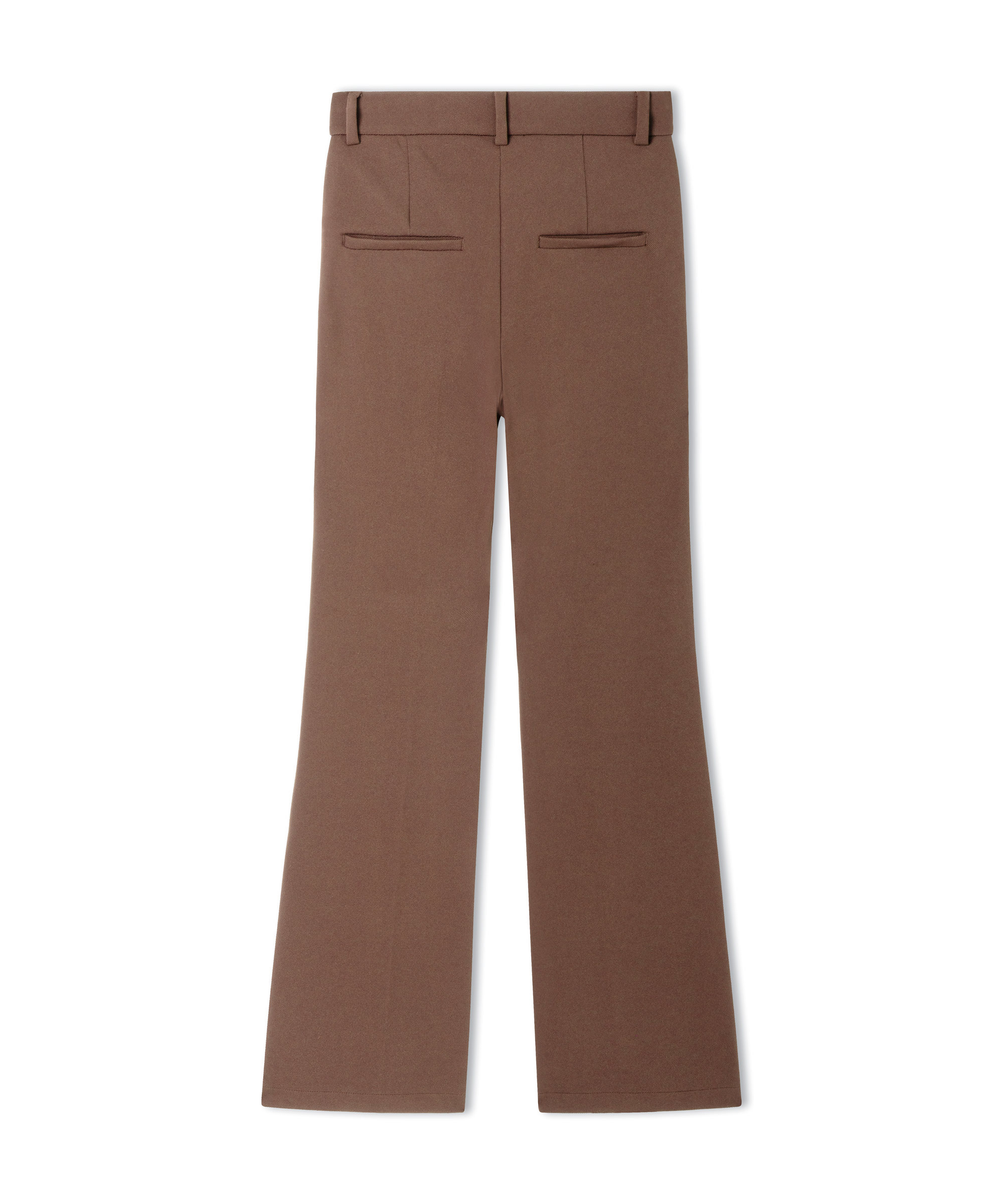 Cambio Stoffhose Flared Fit FRANCOISE- black coffee bean