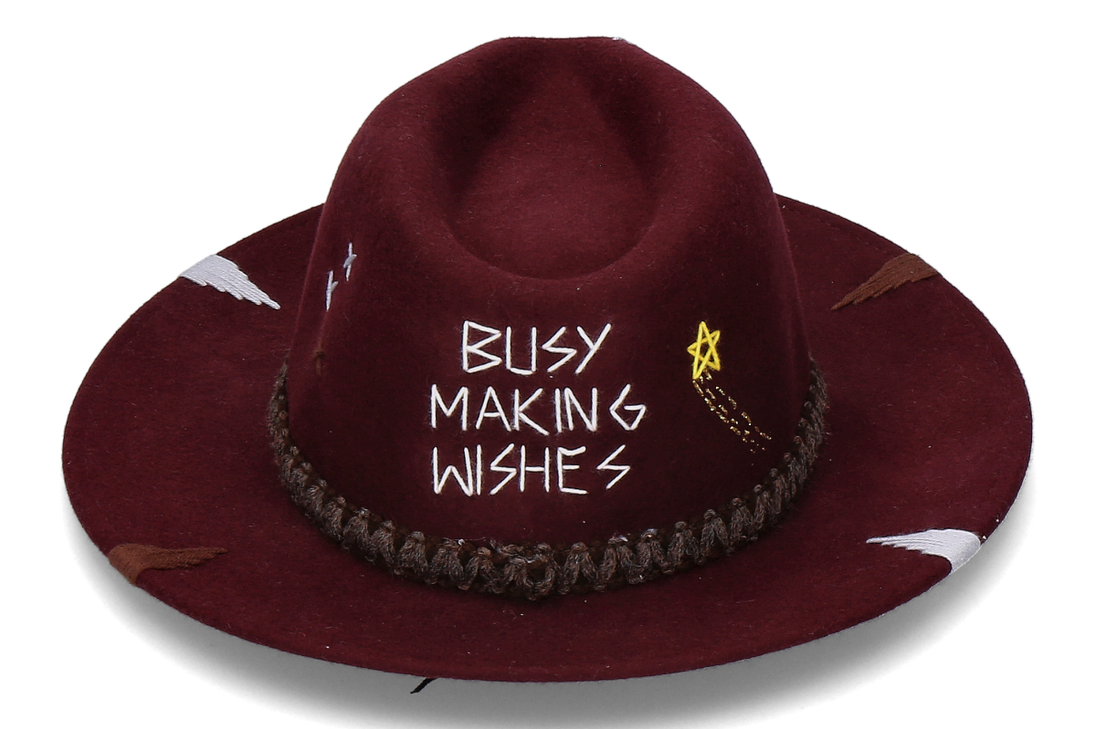 The Hat Gang Filzhut BUSY MAKING WISHES- C9 bordo