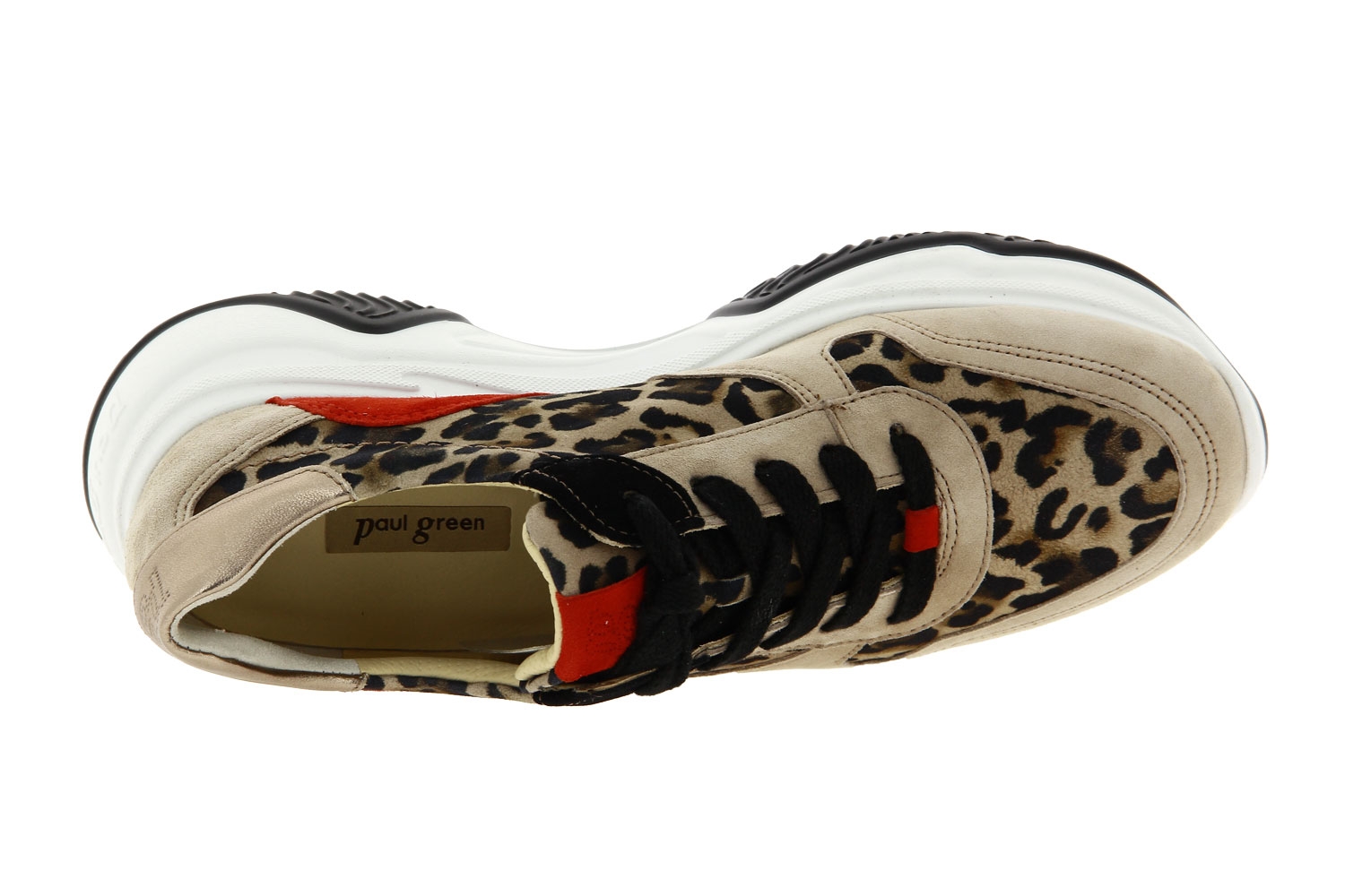 Paul Green Sneaker SAMTZIEGE LEOPARDINO SAHARA CAMEL (38)