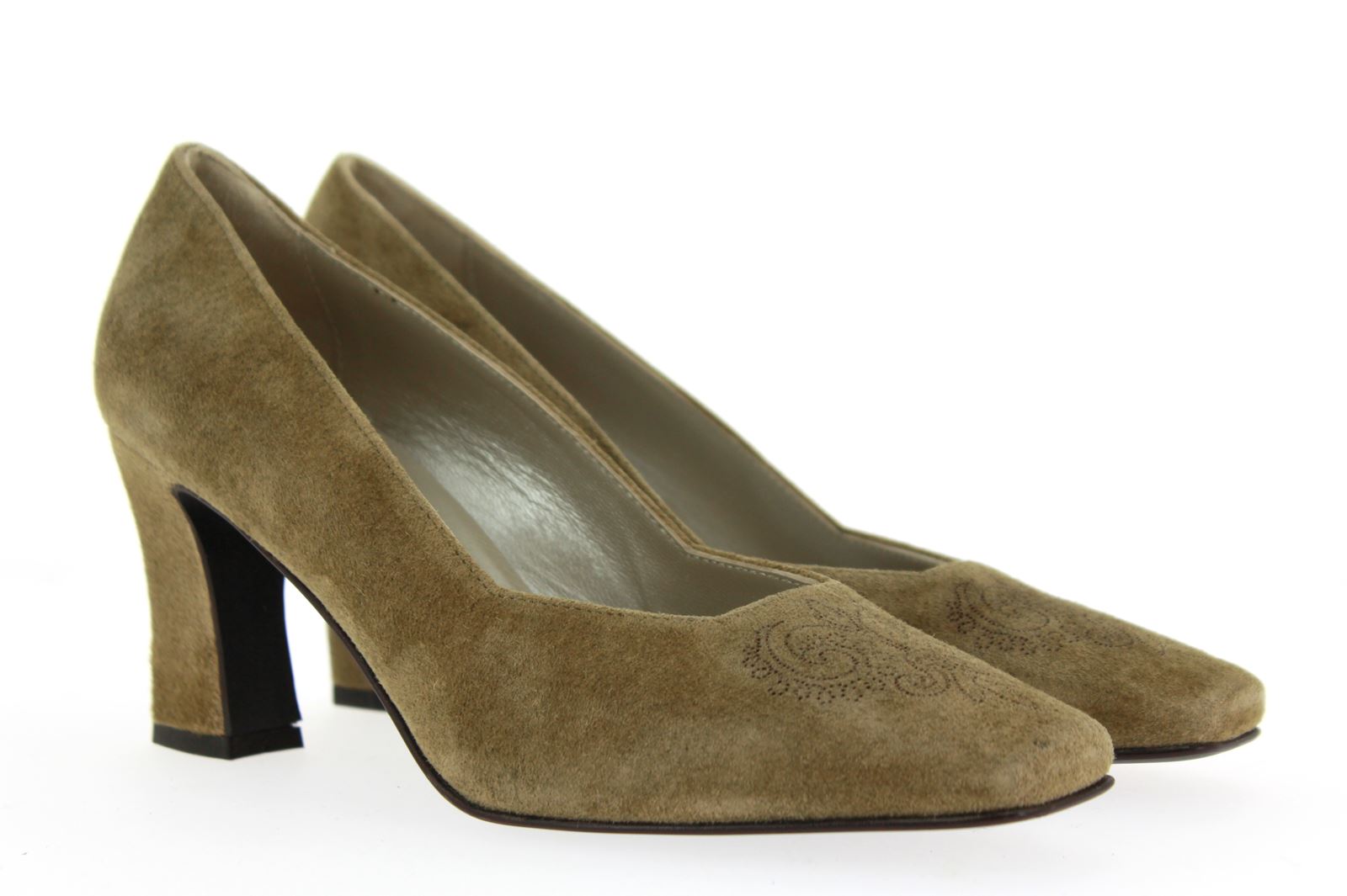 dirndl + bua Pumps ANTIKBOCK VELOUR STEIN (41) dirndl + bua Pumps ANTIKBOCK VELOUR STEIN (41)