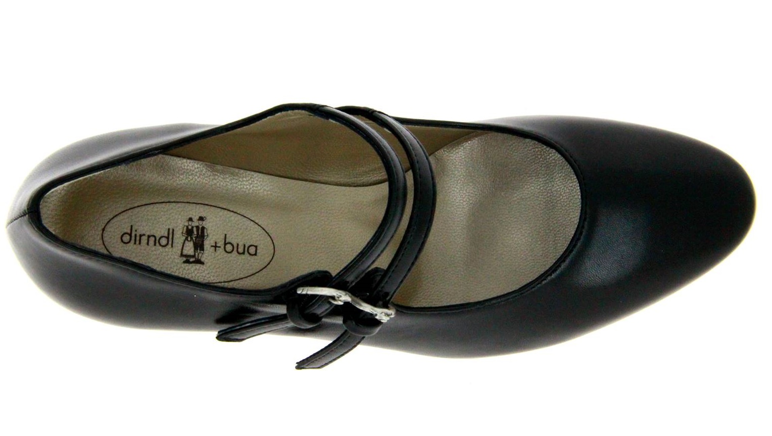 dirndl + bua Pumps ZIEGENNAPPA SCHWARZ (39½)