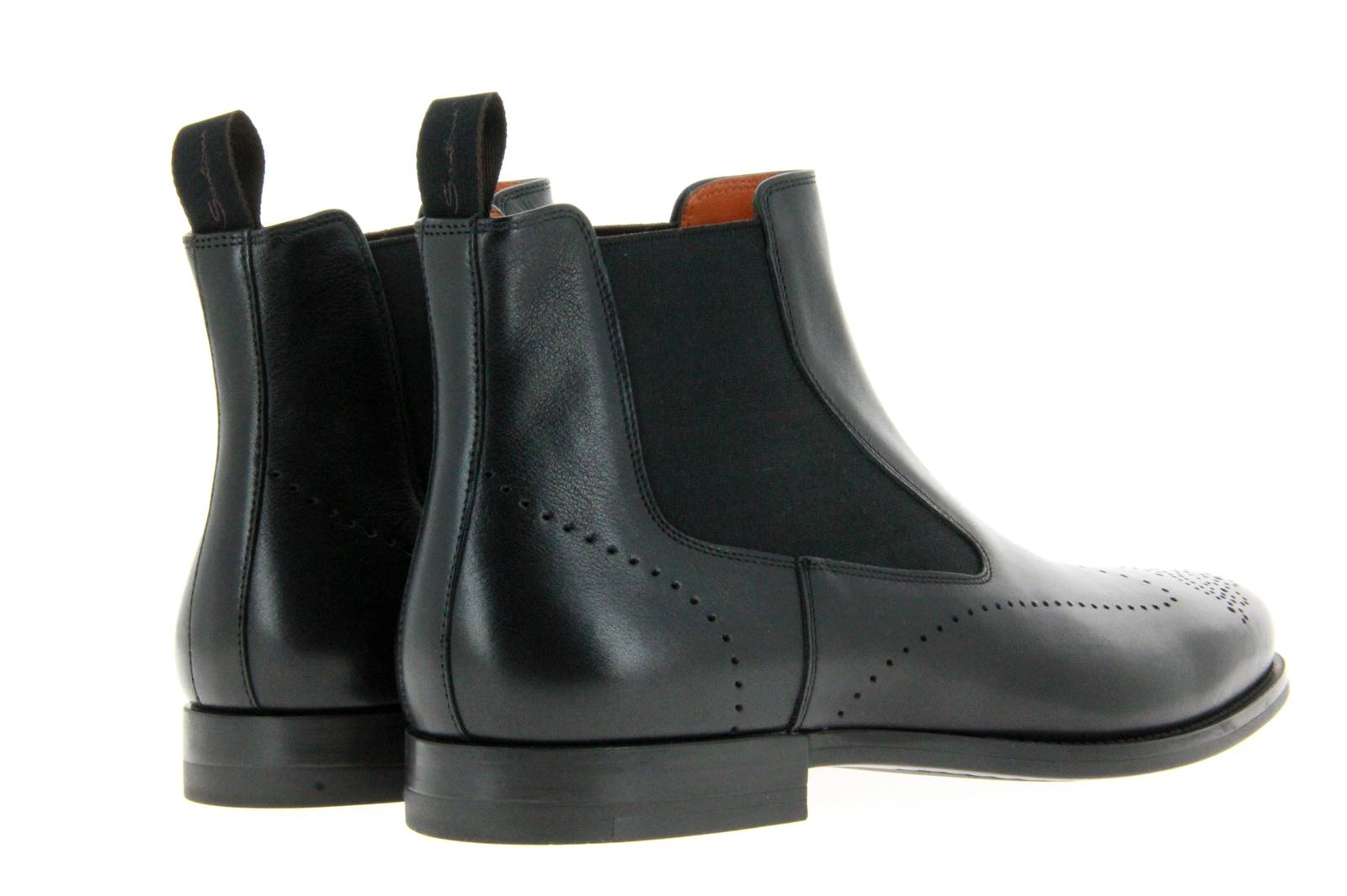 Santoni Chelsea Boot CALF NERO (40½)